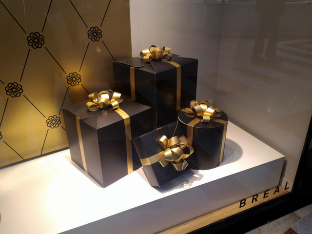 Vitrine Bréal Noël 2015 PLV carton