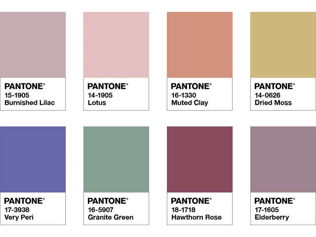 Pantone 2022 : zoom sur la couleur de l’année Very Peri pantone color of the year 2022 palette balancing act