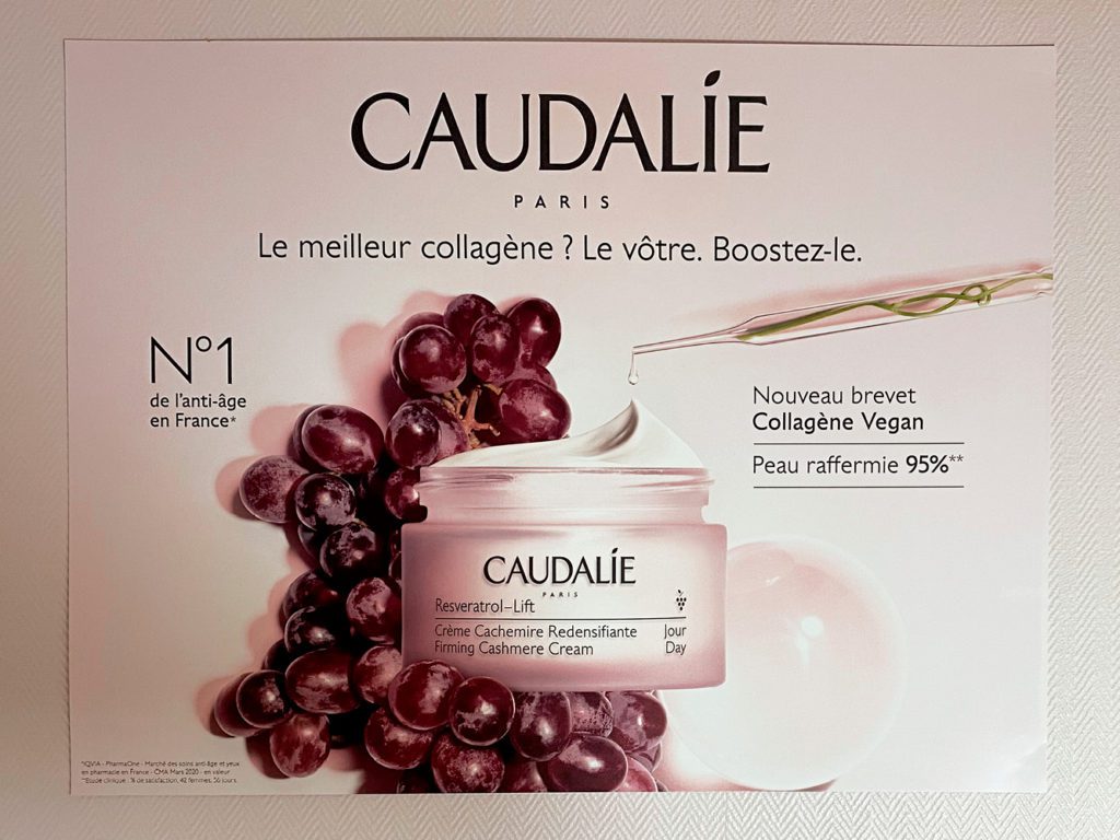 Caudalie PLV affiches Affiche Collagene 1