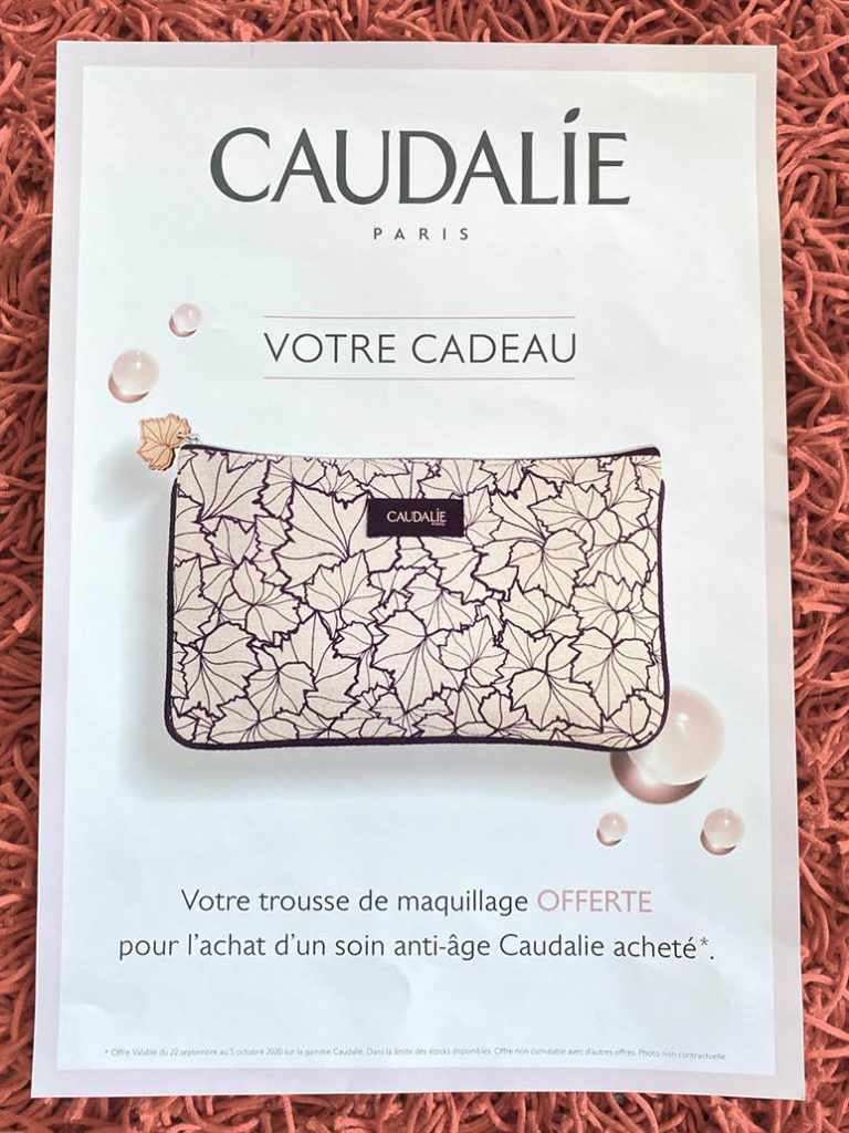 Caudalie PLV affiches Caudalie petite affiche 1