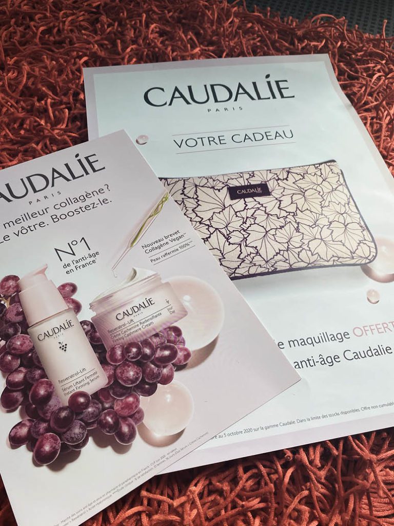 Caudalie PLV affiches Caudalie plaquettes 5