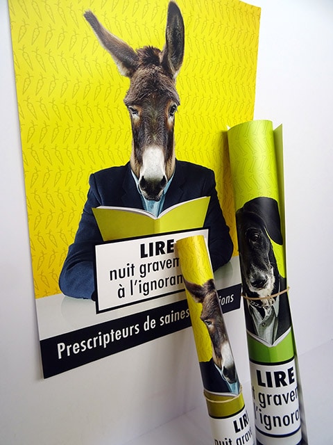 Libraires Ensemble Catalogues & PLV affiches lire nuit gravement 5