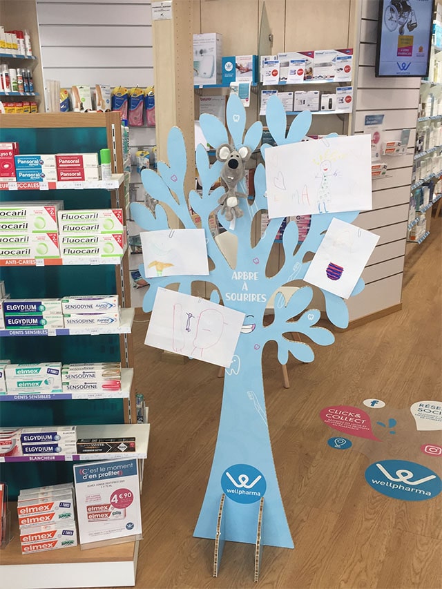 Wellpharma Arbre à dessins arbre a sourires wellpharma alencon aout 2019