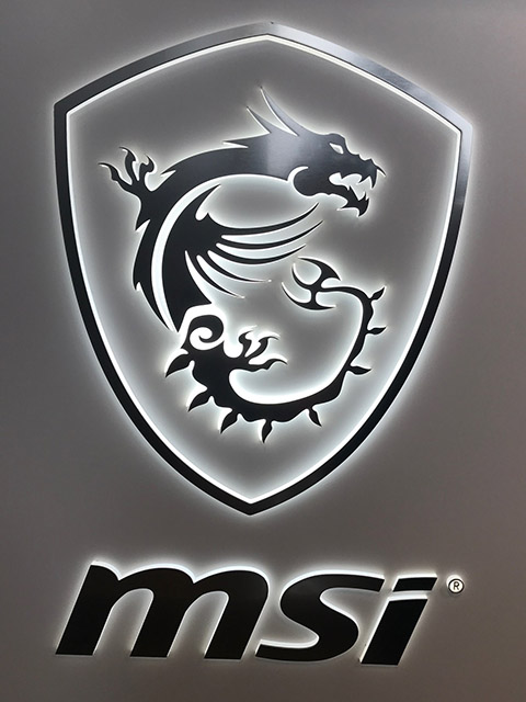 MSI PLV meubles Ordinateurs portables logo msi meuble premium