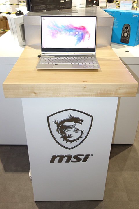 MSI PLV meubles Ordinateurs portables meuble bois msi 1