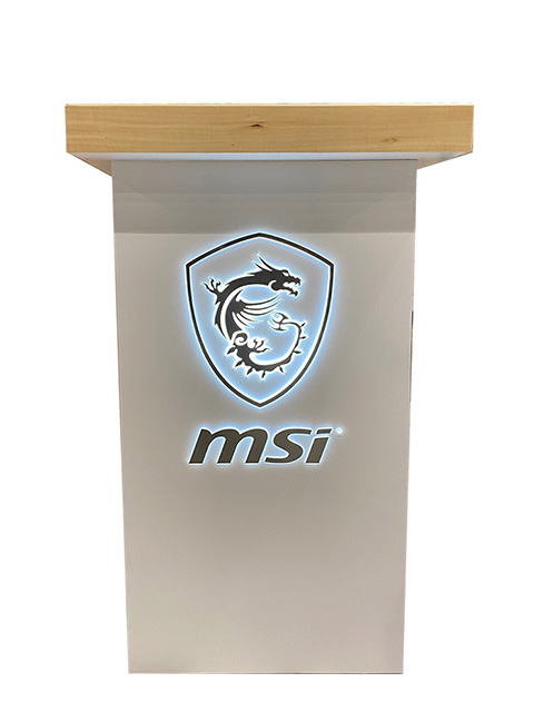 MSI PLV meubles Ordinateurs portables meuble bois msi 2