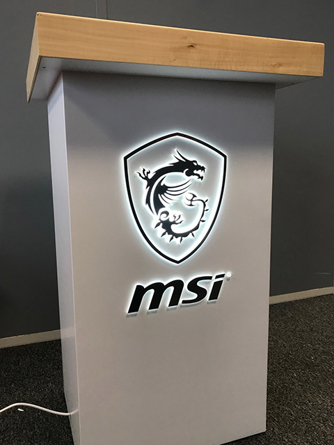 MSI PLV meubles Ordinateurs portables meuble bois msi 4