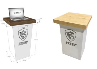 MSI PLV meubles Ordinateurs portables